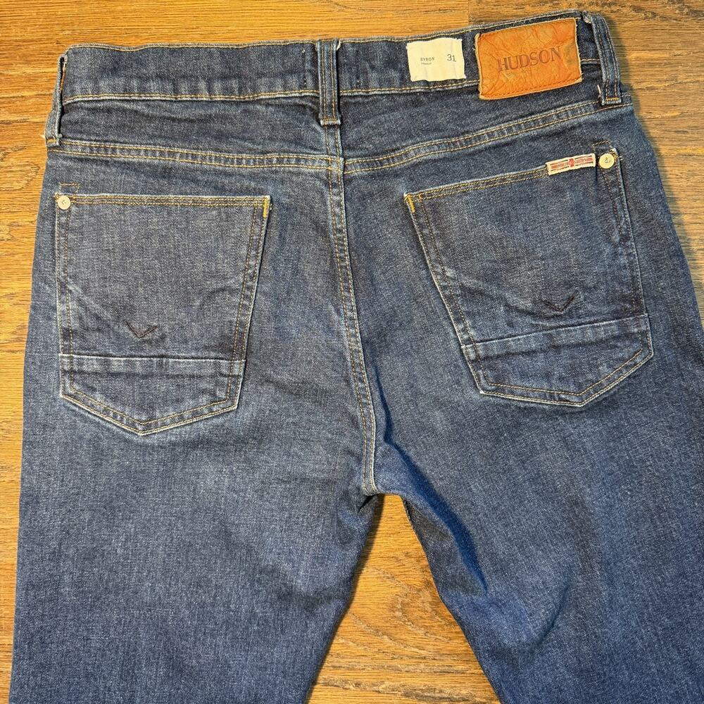Hudson Byron Straight Leg Denim Jeans, Size 31 - Picture 6 of 16